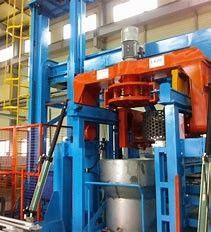 350rpm 3300 kg/H 아연 플레이크 딥 스핀 코팅기기 높은 균일성