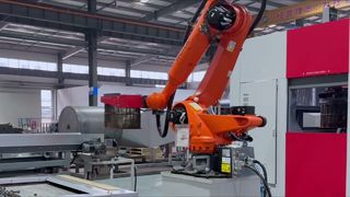 브라질 고객을 위한 6바스켓 유성기 + 경화로 2차 회전 라인